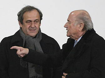 Sepp Blatter and Michel Platin...